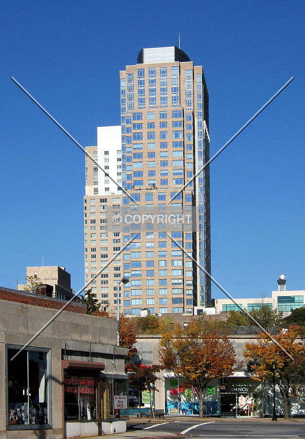 View from the southeast on South Broadway