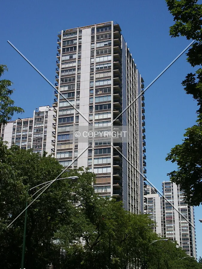 Southeast corner from Clark Street
