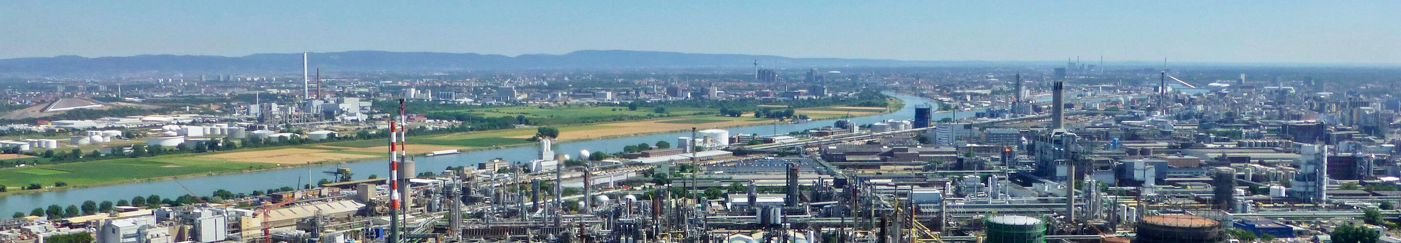 Panorama of Ludwigshafen
