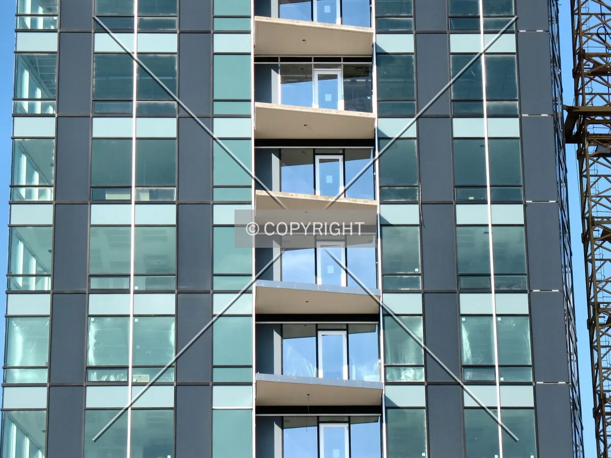 Facade detail on east side