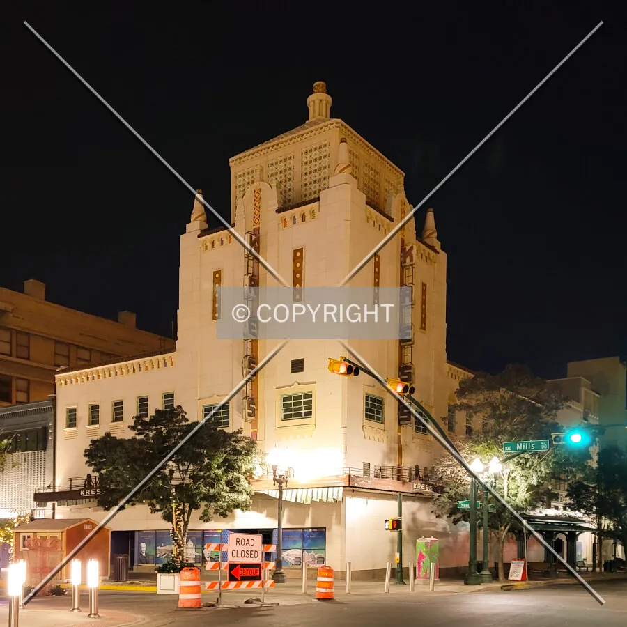 From the west at night, Monday, November 15, 2021