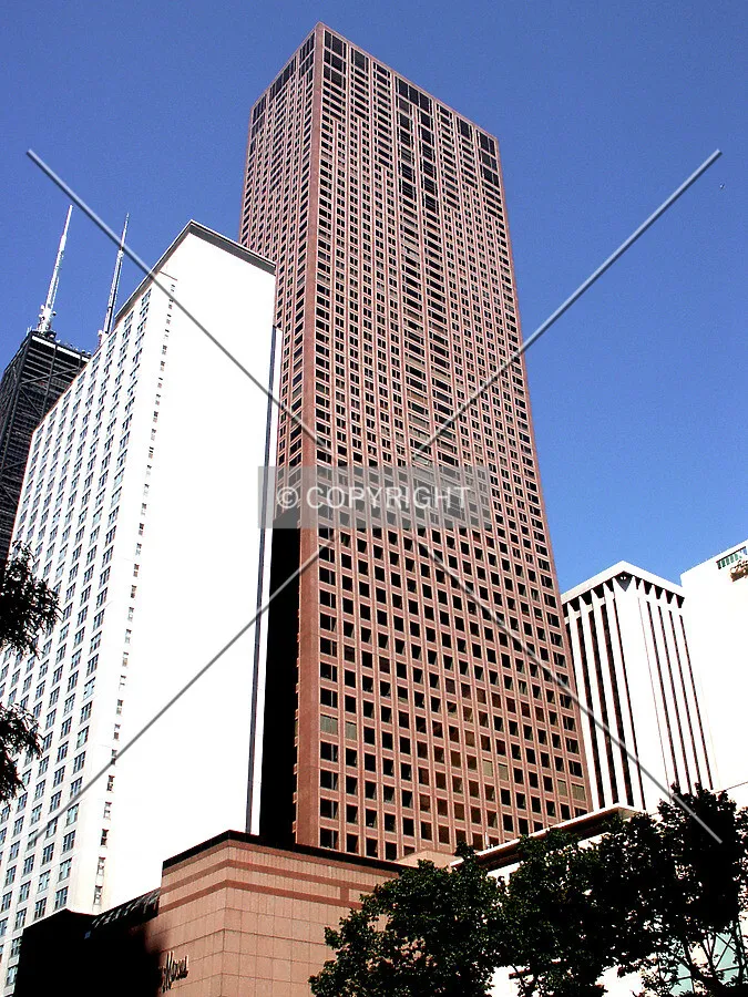 Looking up from Michigan Avenue