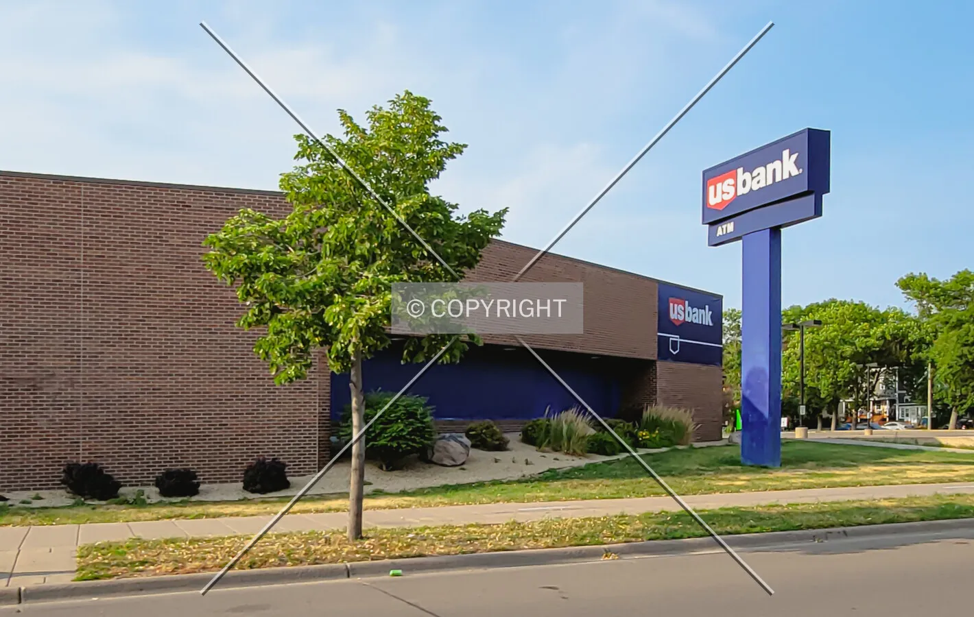 Boarded up windows on the south side; July 3, 2021