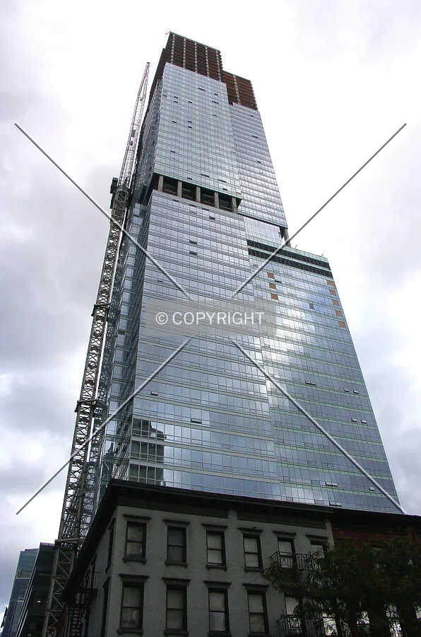 Looking up the west side