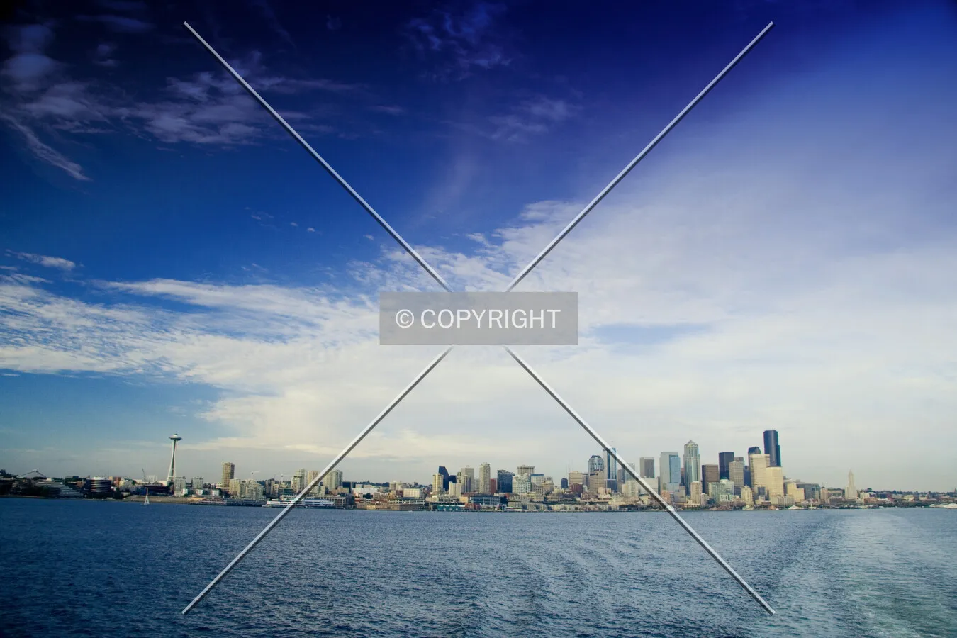 Skyline from the west