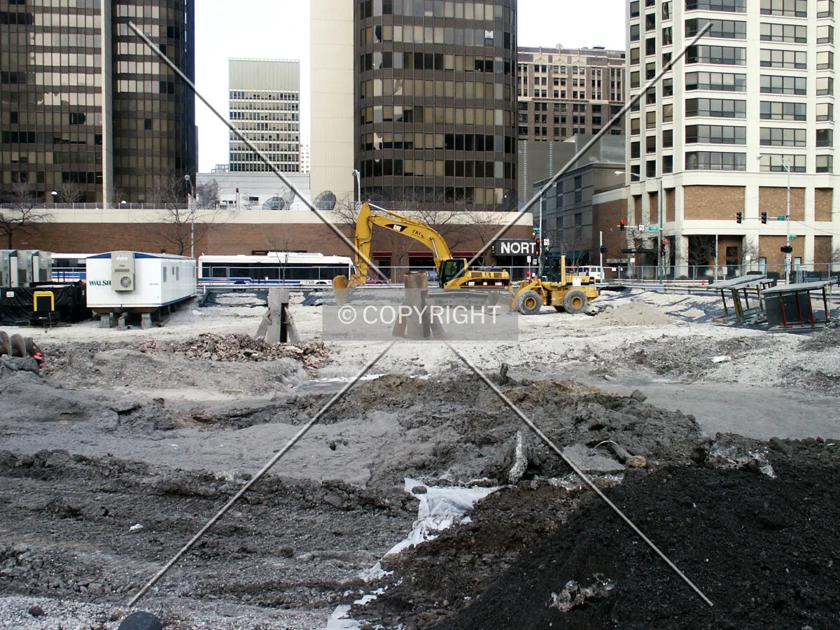 Eastern side of the site