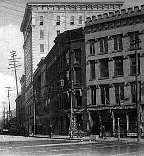 Vintage view from the southeast