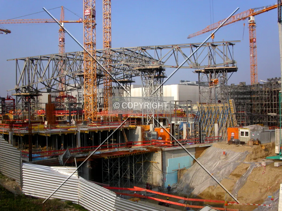 The development as seen from the west