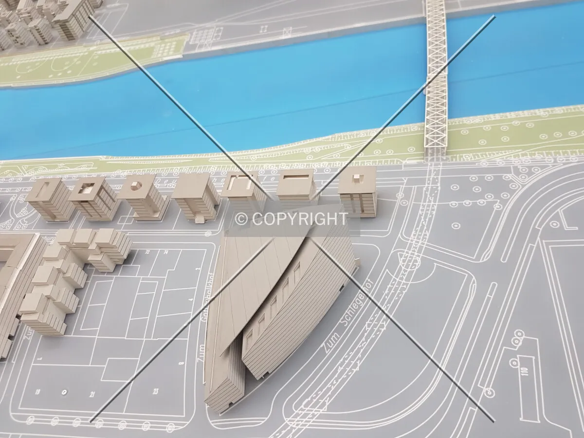 Frankfurt city model in the planning department