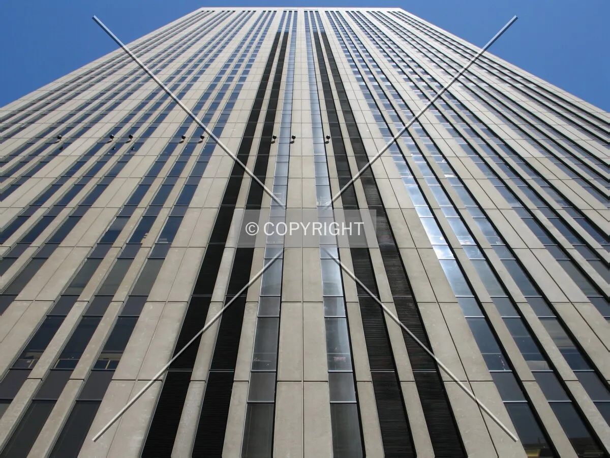 Looking up from the west