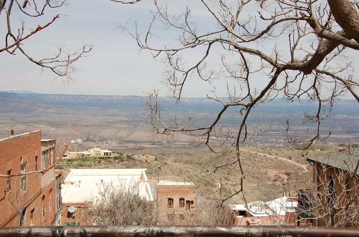 Looking out northeast over the Verde Valley