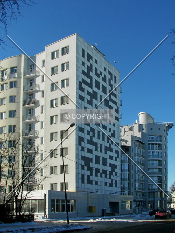 View from Sakharova Street