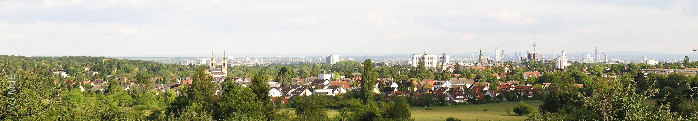 Panorama of Bad Homburg