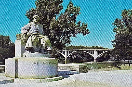Vintage view from the southwest