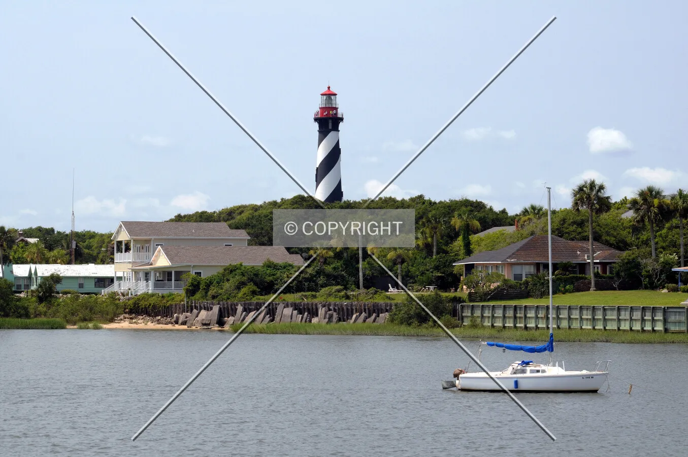 View from the northwest along Matanzas Bay