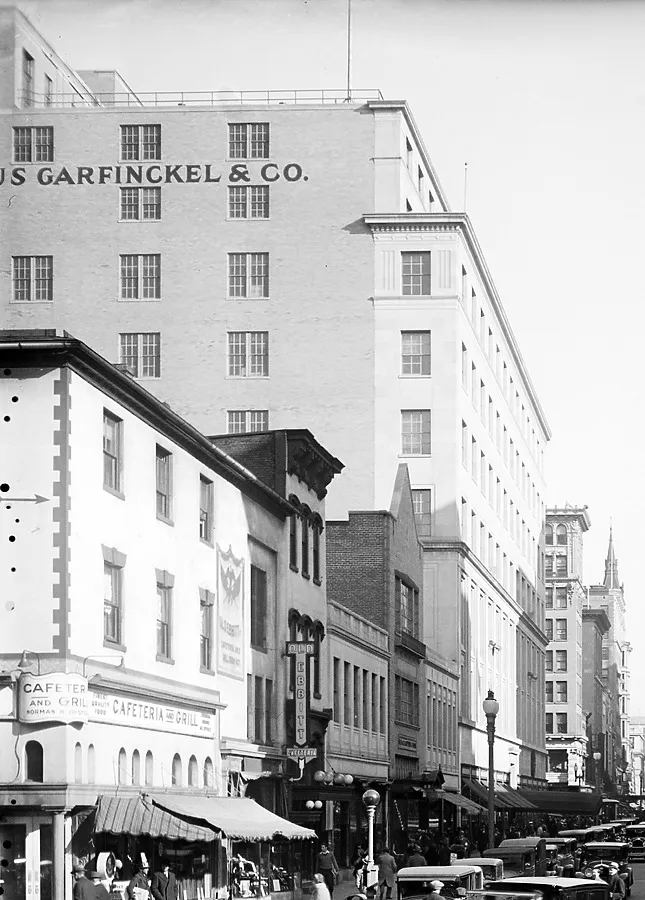 Vintage view from the west