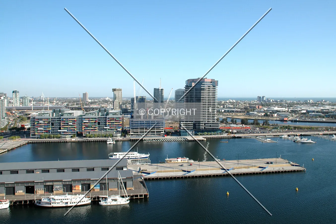 Elevated view from the north