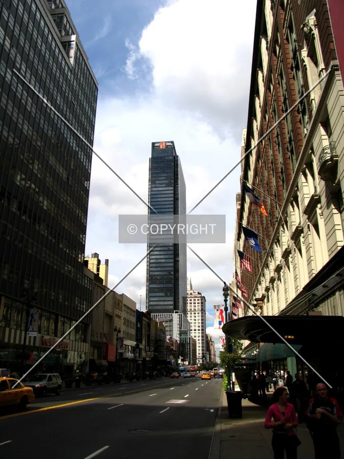 Looking west from Broadway