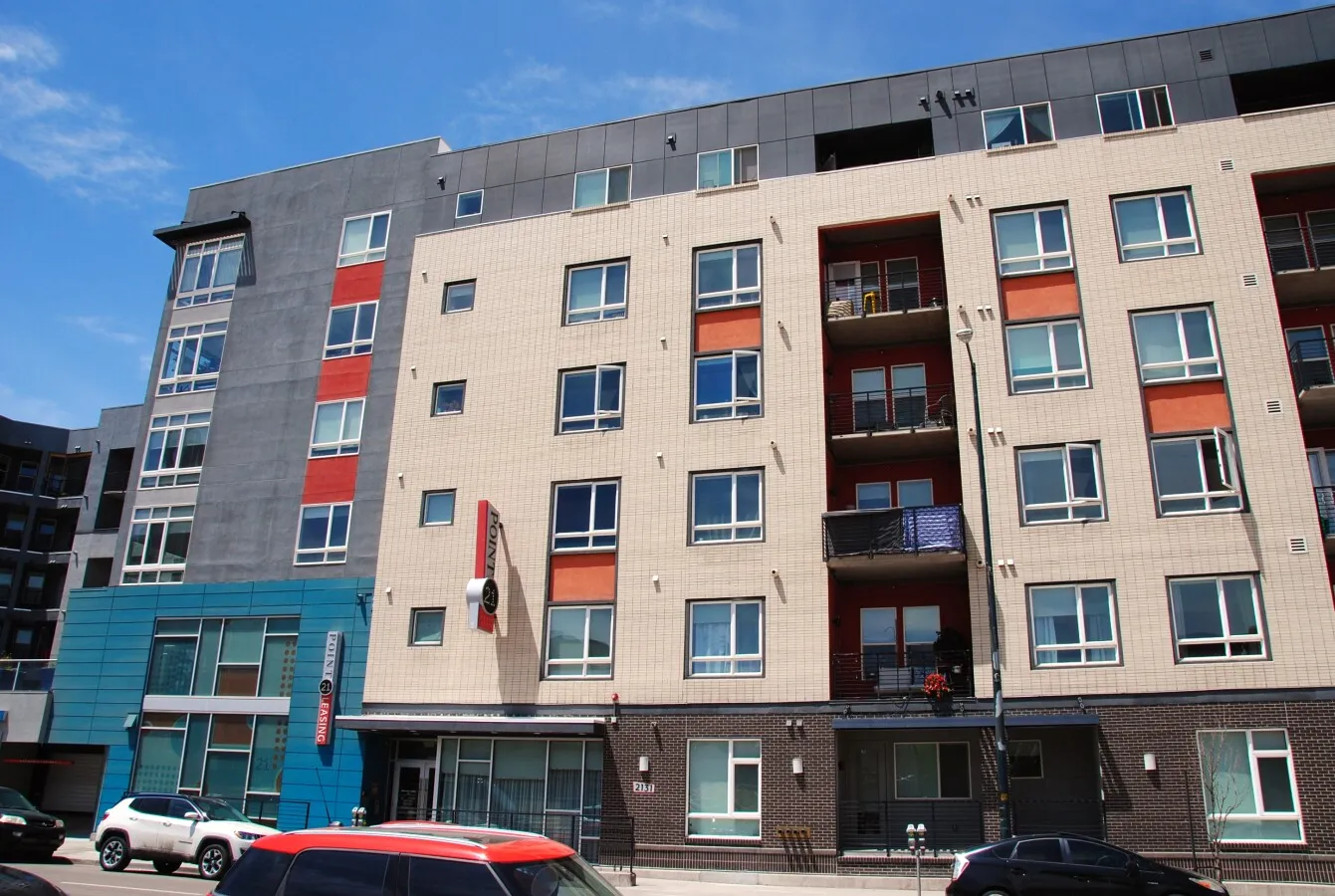 View from the southeast