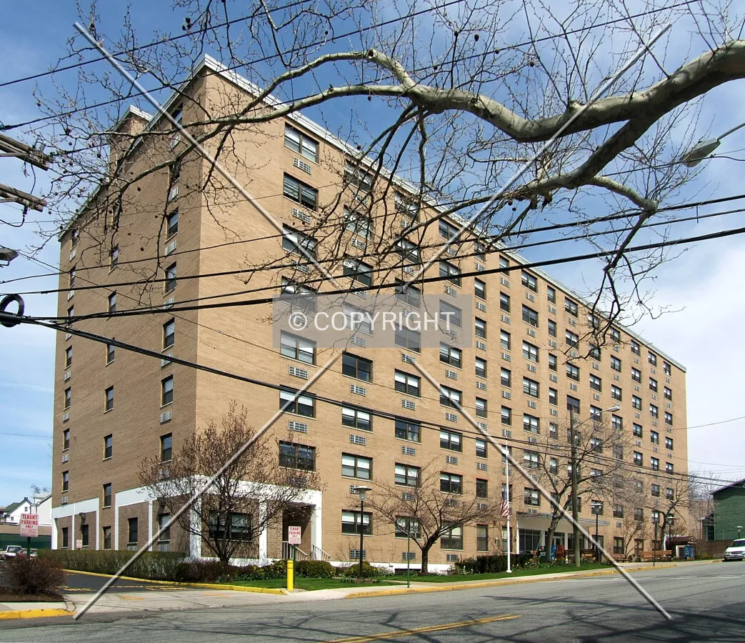 View from the south across Hackensack Street