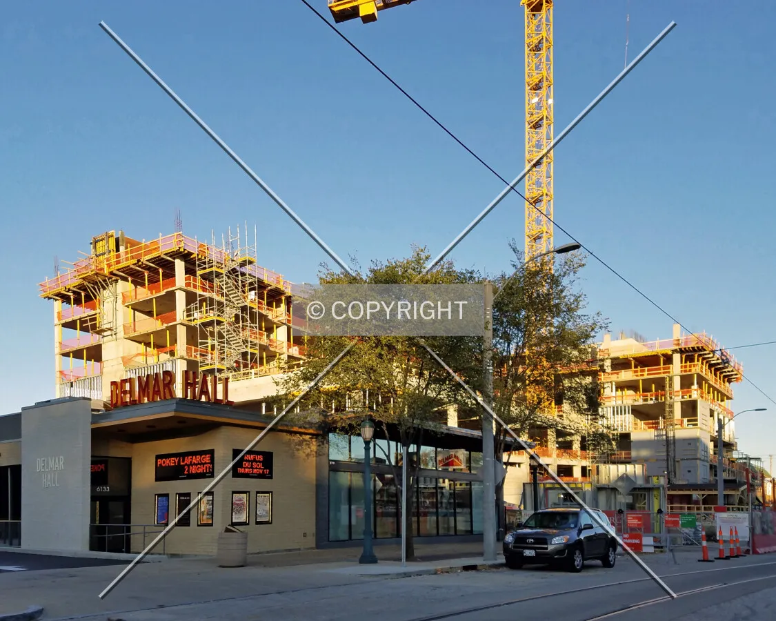 View from the southwest during construction; November 13, 2016