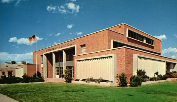 Vintage view from the southwest