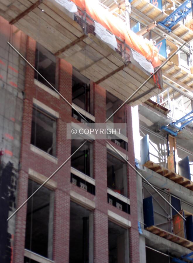 Facade section over Pearl