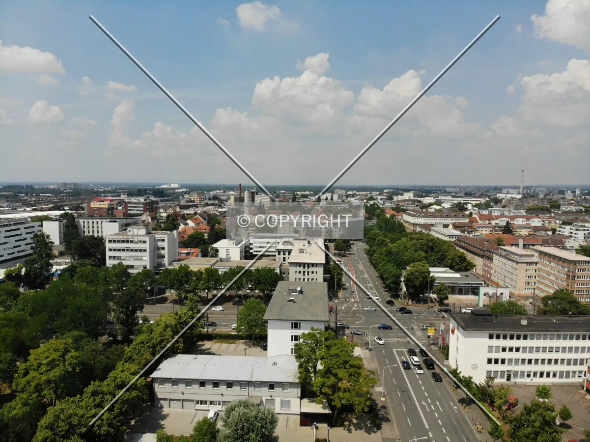 View over Darmstadt - Panorama