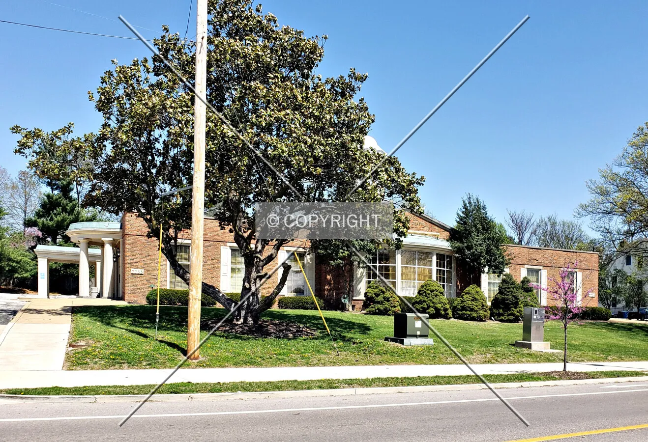 View from the southwest; April 17, 2019