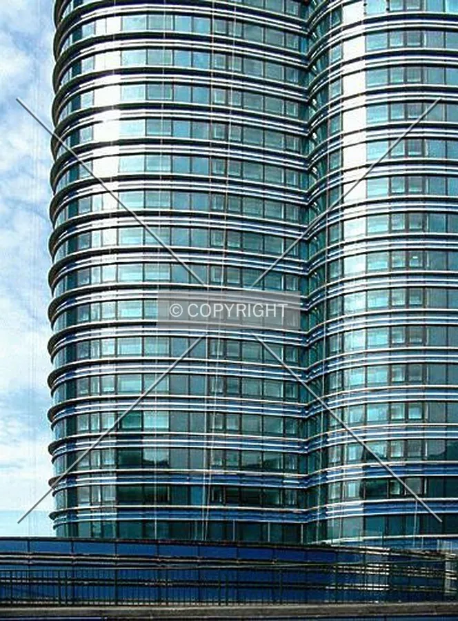Highcliff - detail of elevation at podium level