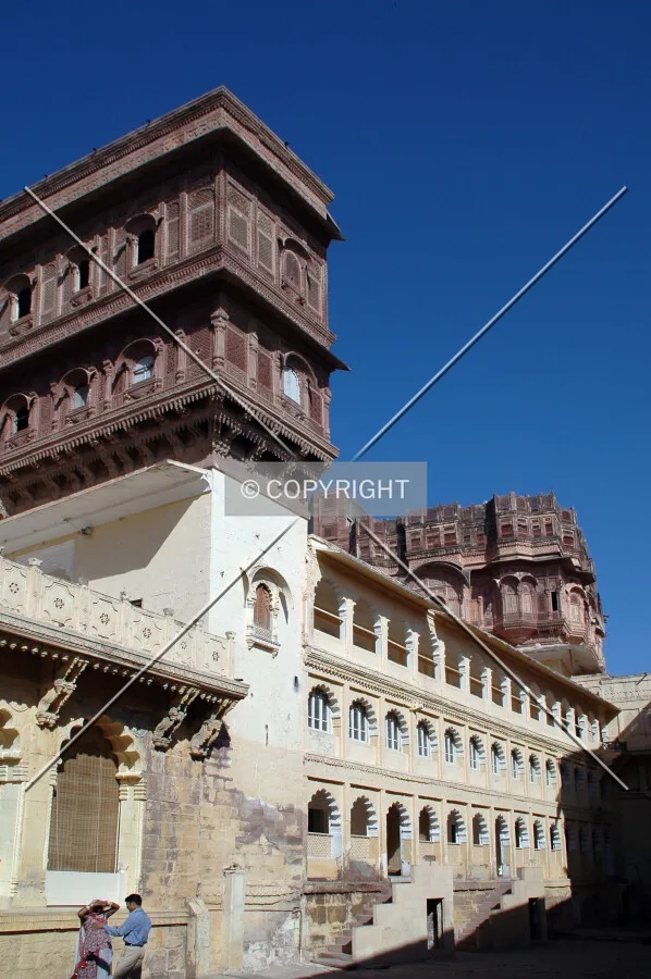 Pavilions in the fort