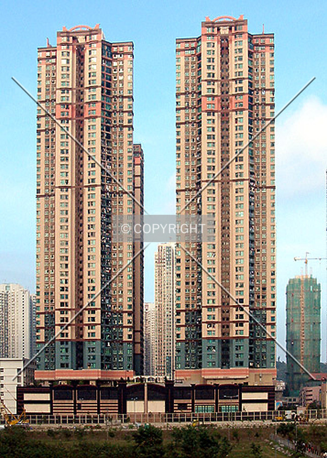 View of towers 1 and 2 from Po Hong Road