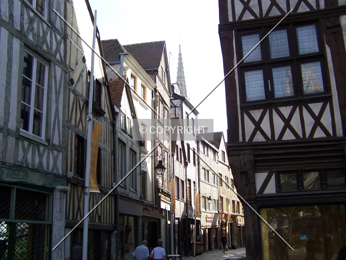 Vue typique du centre historique