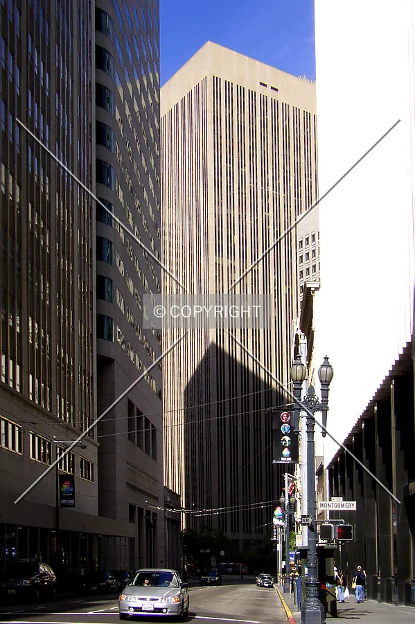 Looking east from Montgomery Street