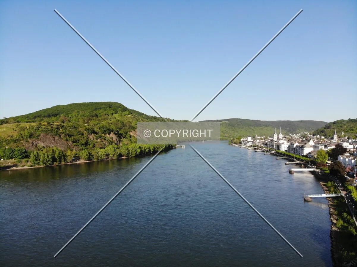 Rhine river at Boppard, Germany