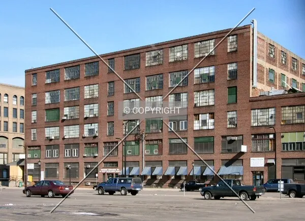 View to the north across Washington Avenue North