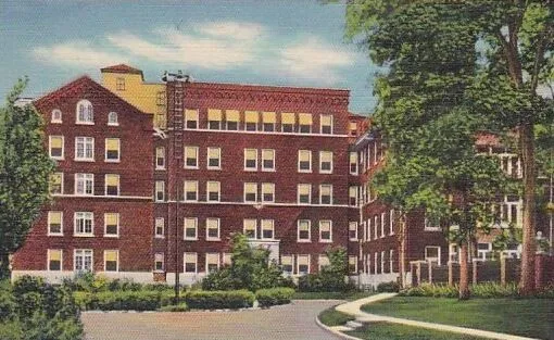Vintage postcard view