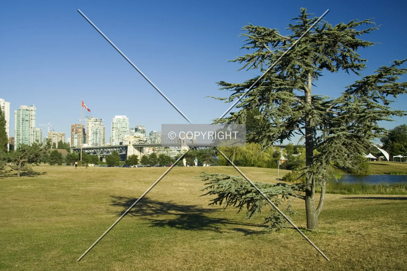Distant view from Vanier Park
