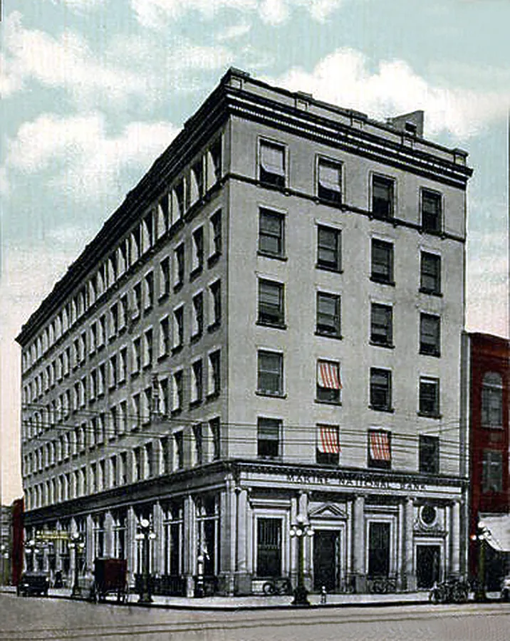 Vintage view from the west