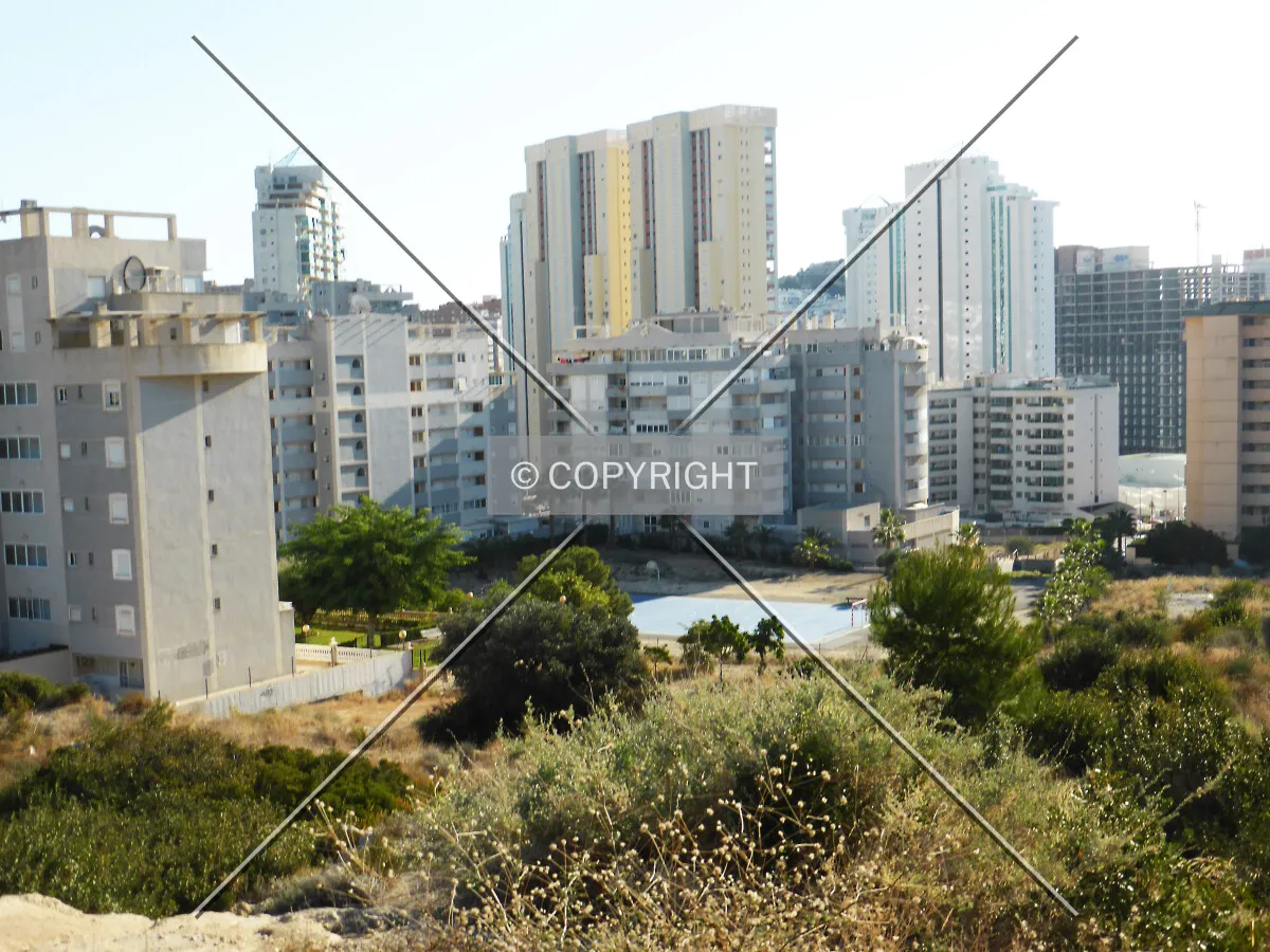Buildings in Benidorm