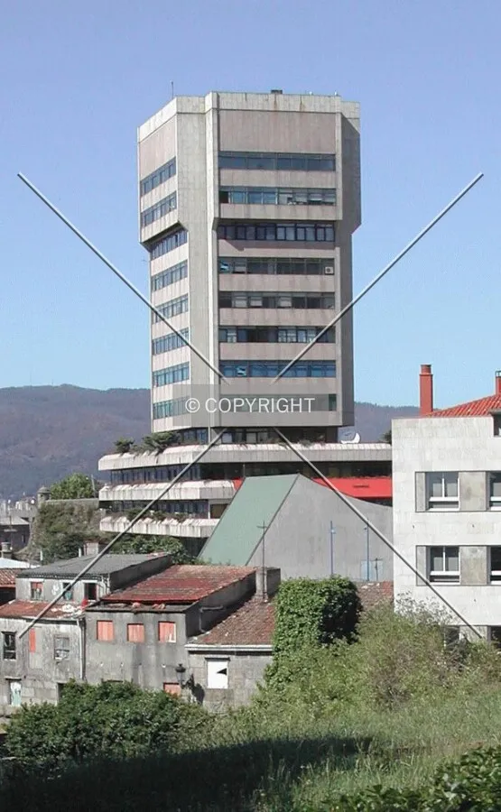 View of the building from a nearby park