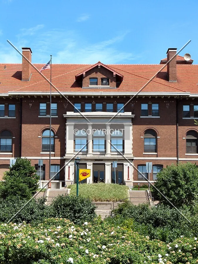 Central section from the west