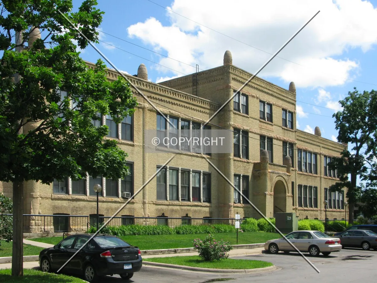 View to the southeast from East 15th Street