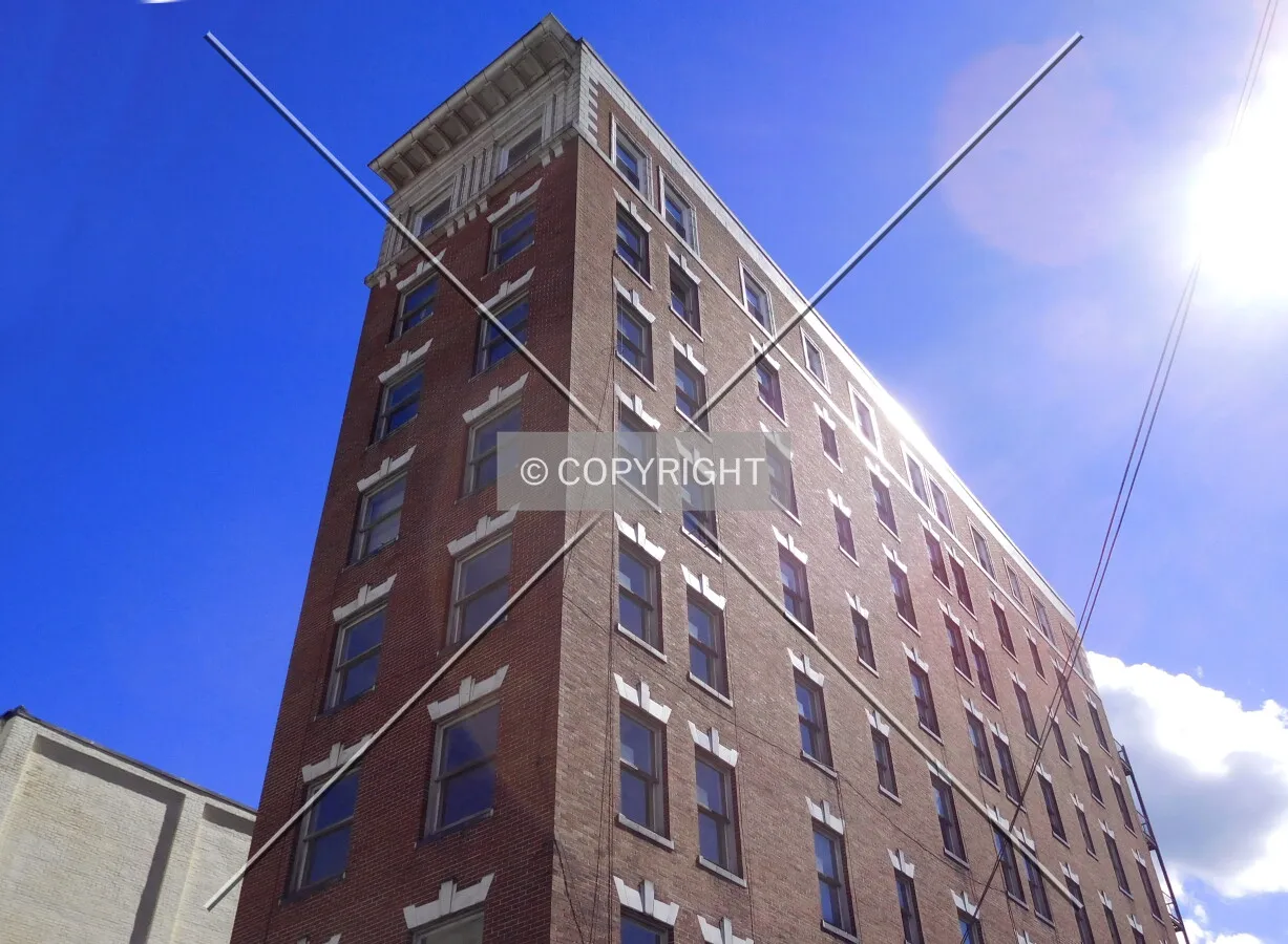 From Locust Street to the northwest