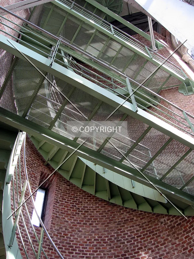 Stairs to the rear in Jesus' Tower