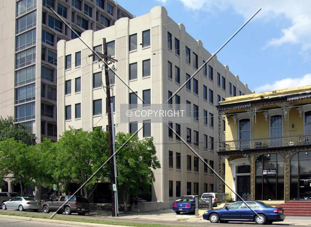 From the southwest across Jackson Avenue