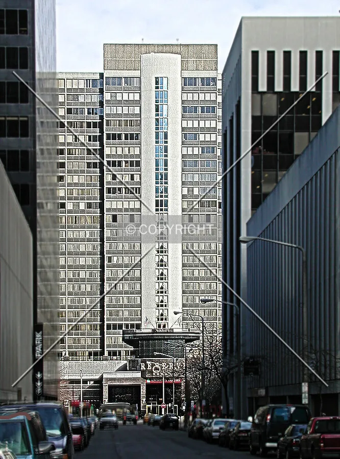 Along city streets
