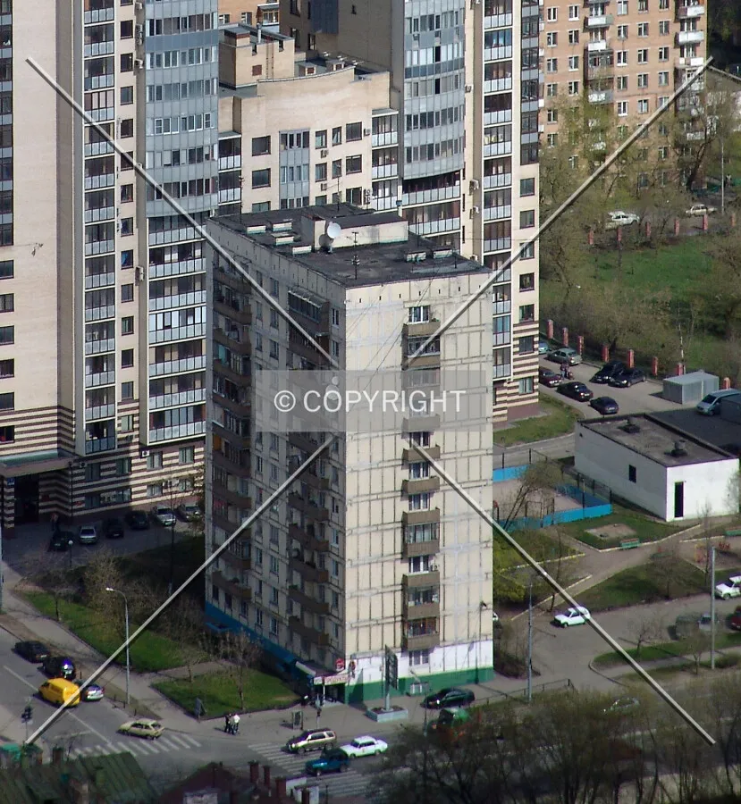 View from the 56th floor of Zapad