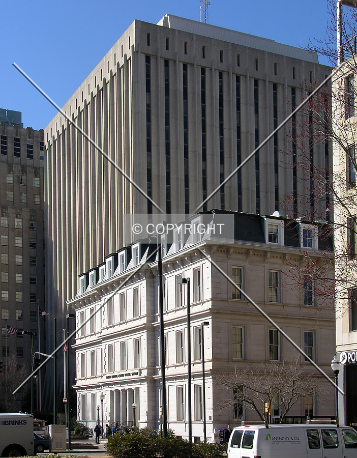 Looking soutwest from Fayetteville Street Mall
