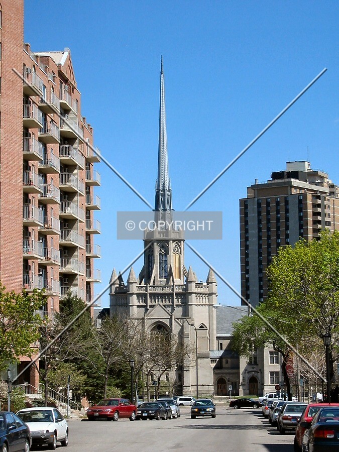 View to the east along Douglas Avenue